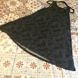Old Navy Tent Dress, Black with Geometric Design